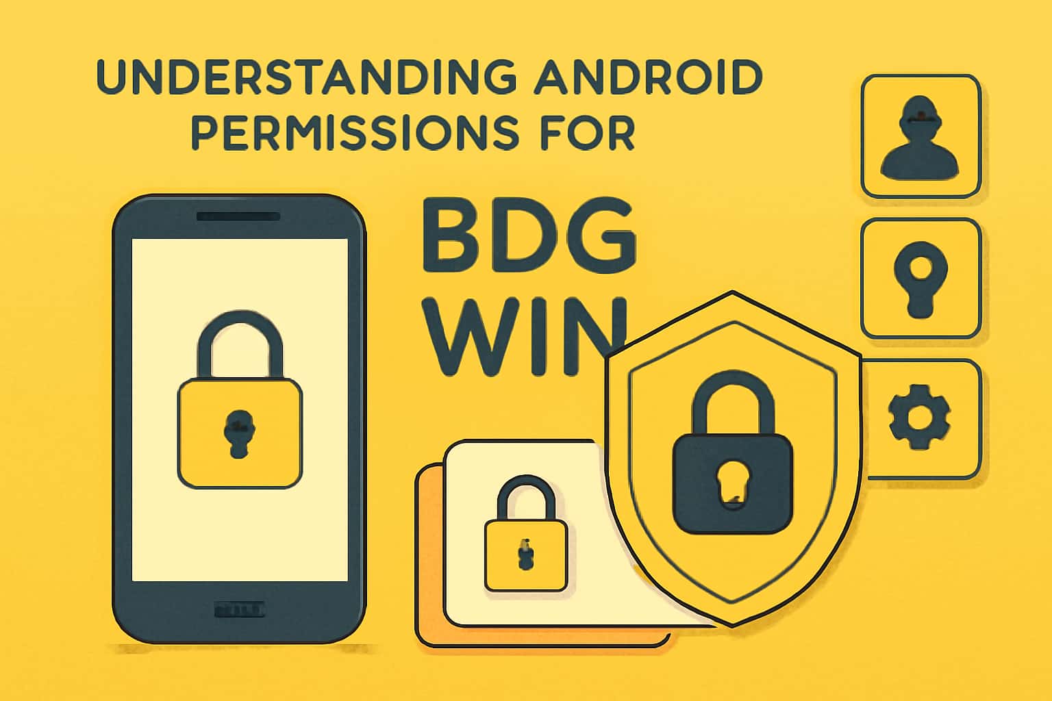 A visual representation of Android permissions for BDG Win.
