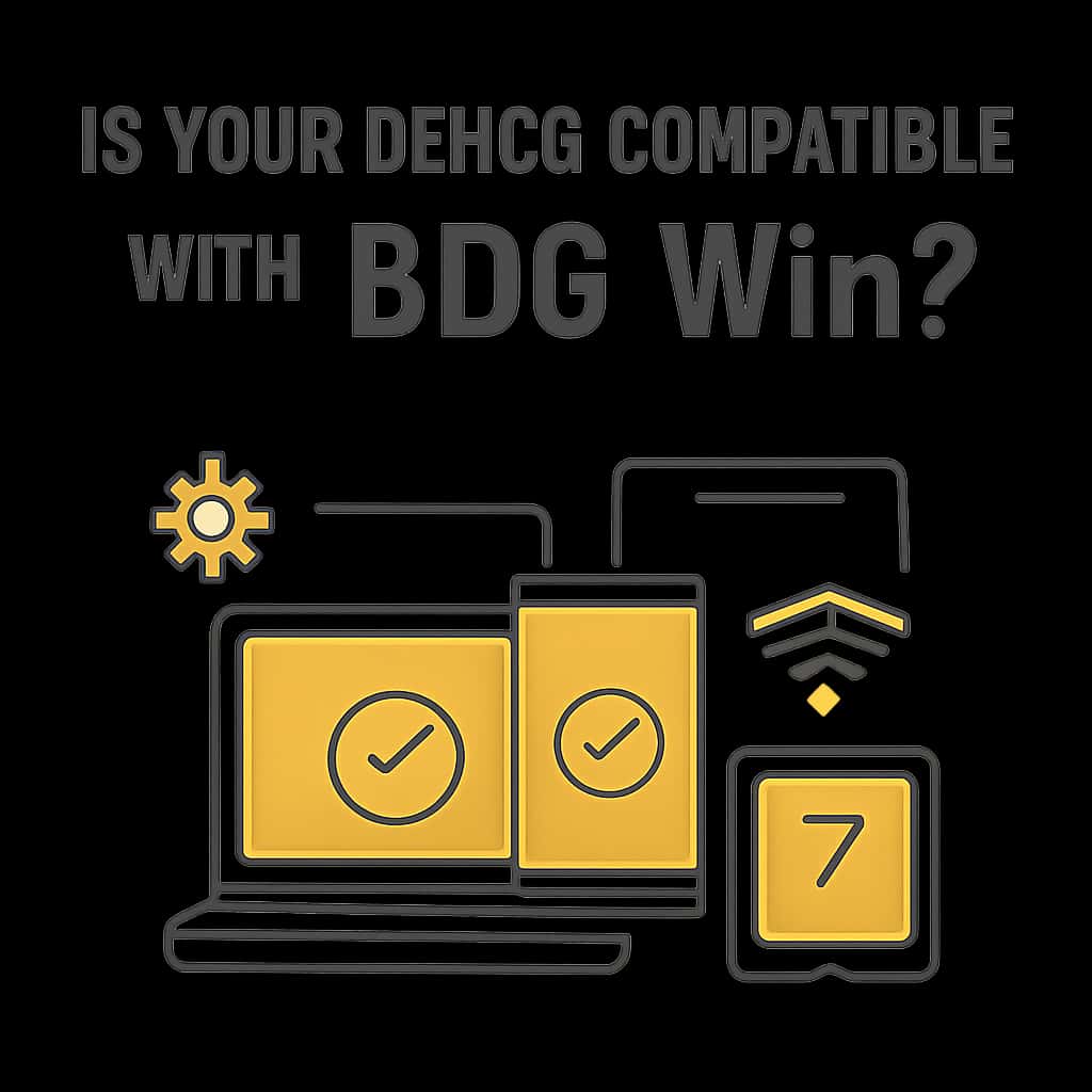 A diagram detailing system requirements for BDG Win.