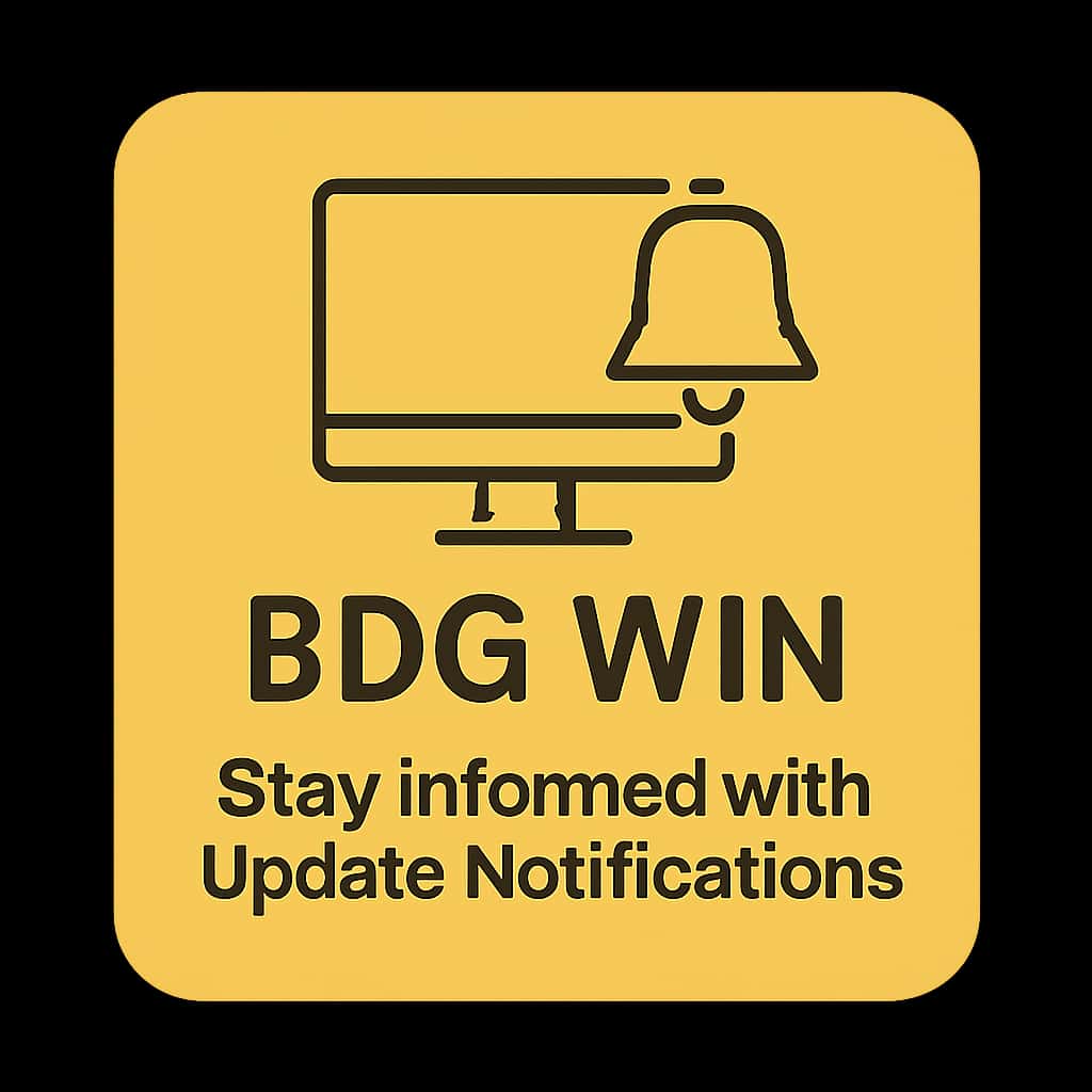 Icon representing BDG Win Update Notifications.