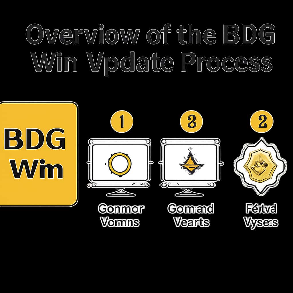 Diagram explaining BDG Win update process.