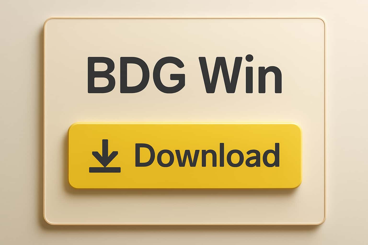 A visual representation of the BDG Win Download process with clear text.