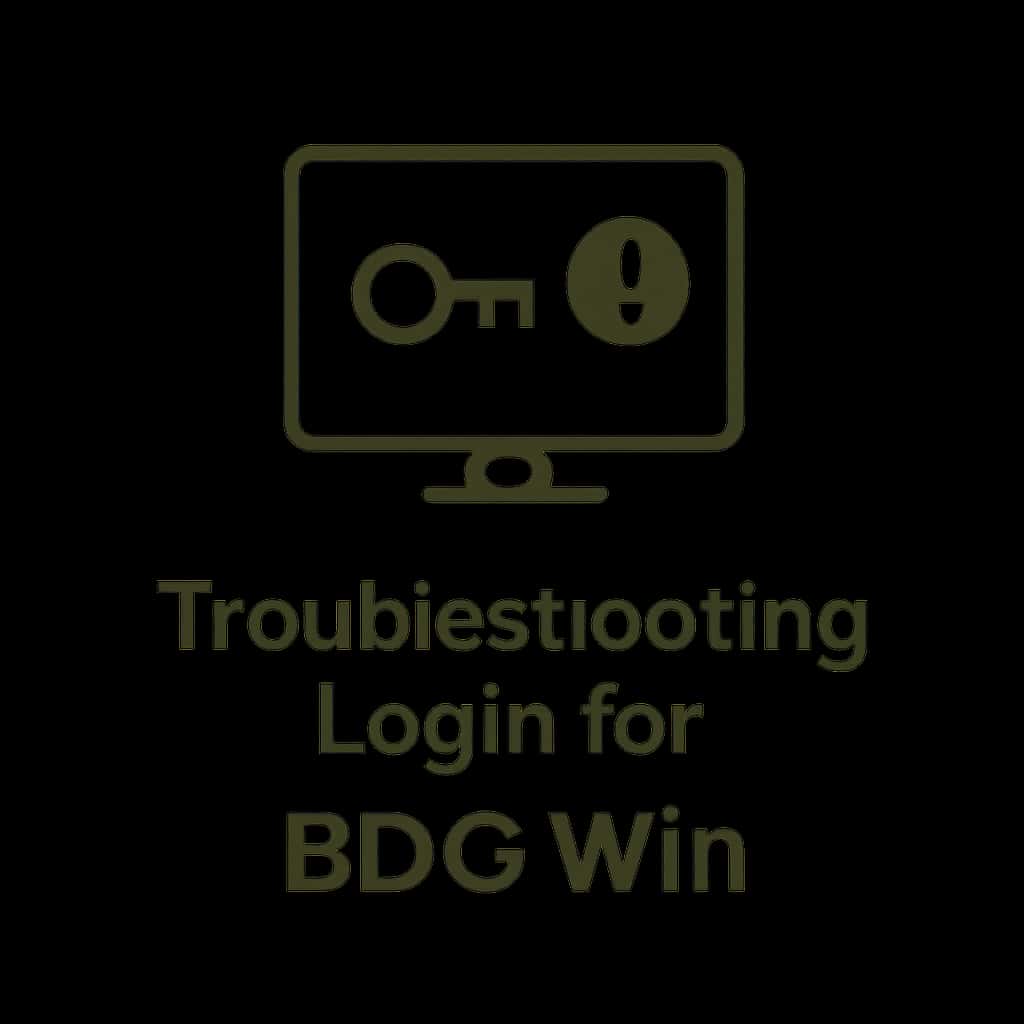 A badge representing troubleshooting support for BDG Win logins.