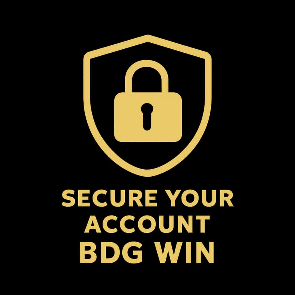 Icon representing account security for BDG Win.